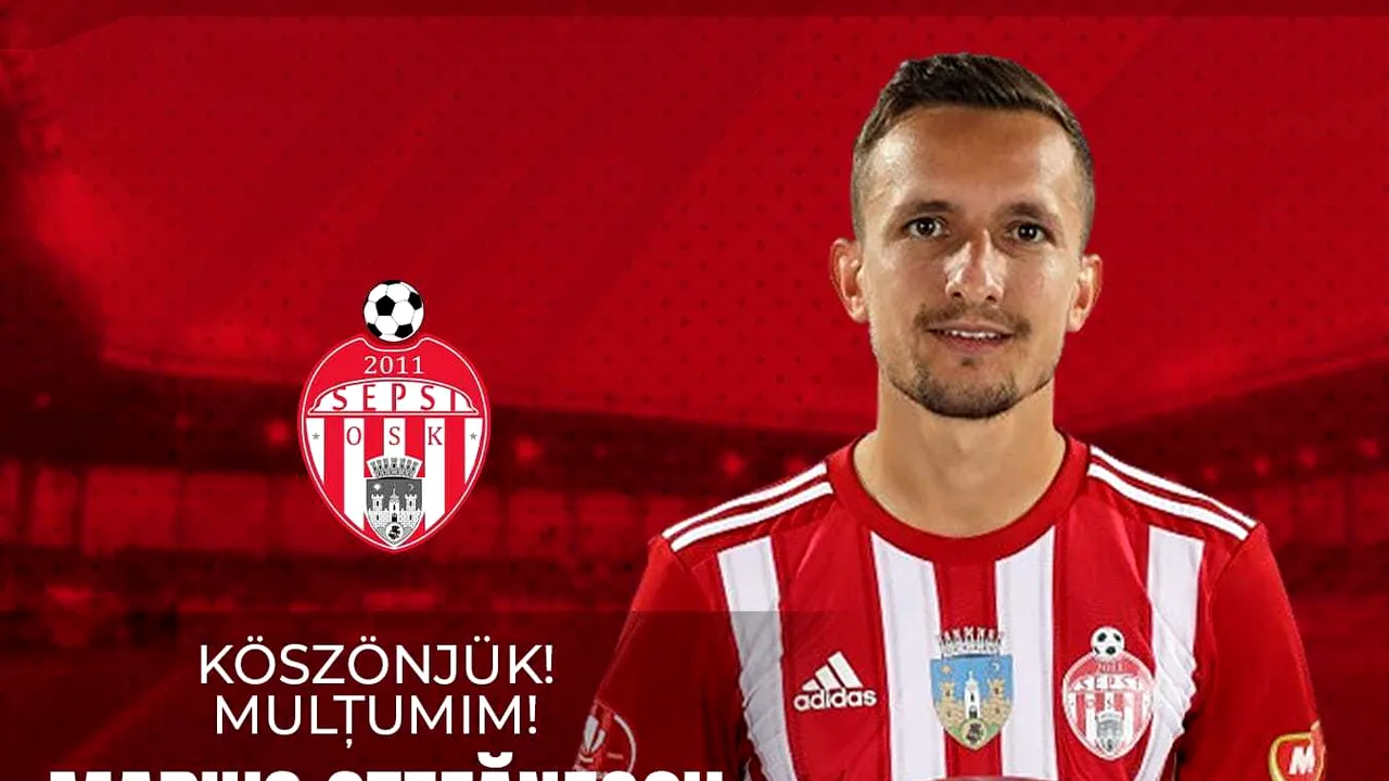 Sepsi Sfântu Gheorghe şi-a pierdut vedeta: Marius Ştefănescu s-a transferat la FCSB