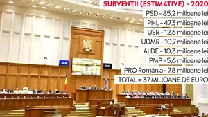 Alegeri parlamentare 2020. În patru ani, fiecare român a dat 19.000 euro partidelor. PSD a încasat cea mai mare sumă