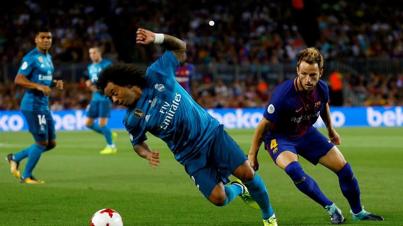 Real Madrid, cu o mână pe Supercupa Spaniei după 3-1 cu Barcelona pe Camp Nou. Ronaldo, gol şi eliminare