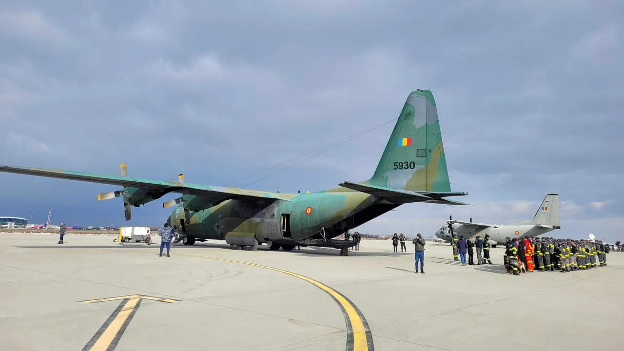Misiuni umanitare a Forţelor Aeriene Române. Trei avioane duc ajutoare pentru sinistraţi