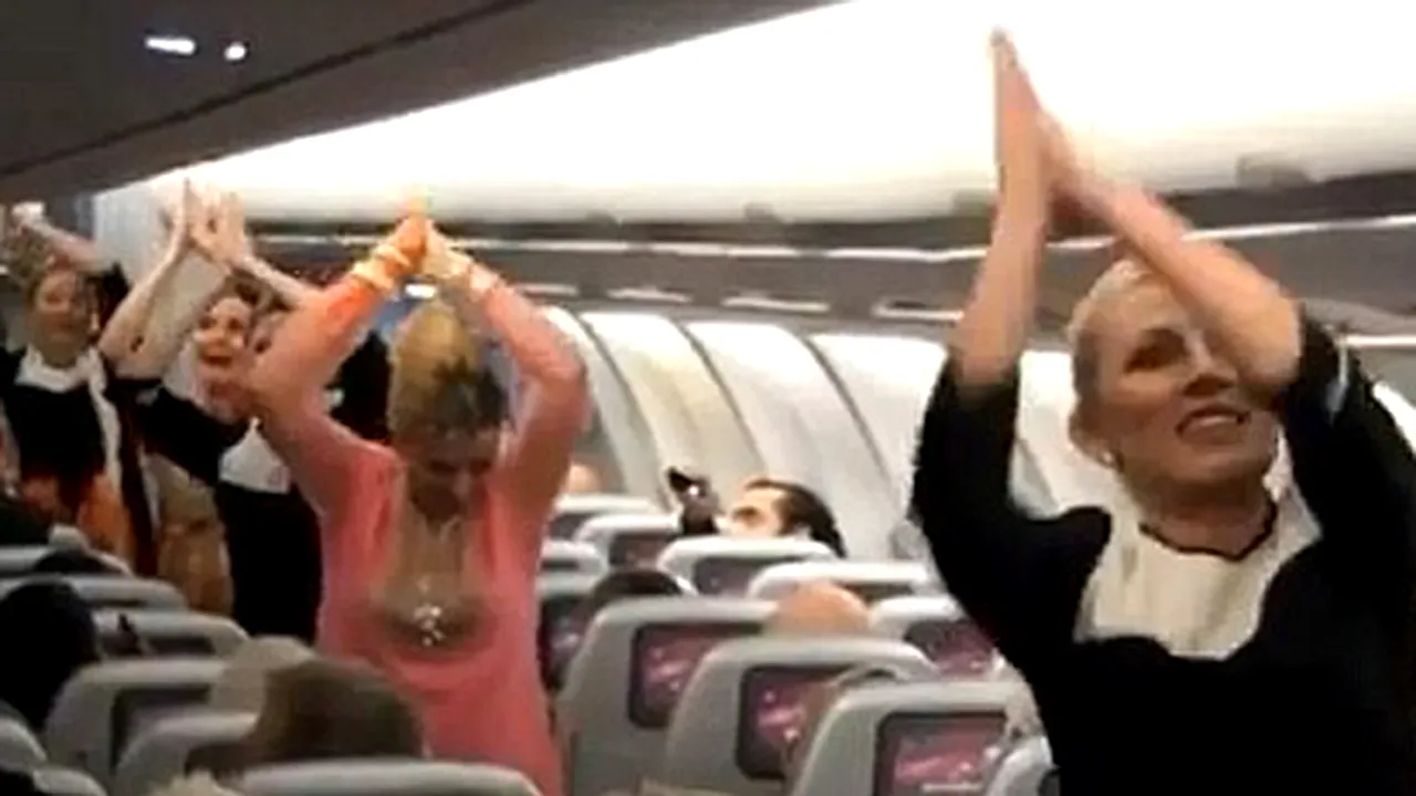 CURSĂ DE NEUITAT: De ce surpriză au avut parte pasagerii unui avion - VIDEO