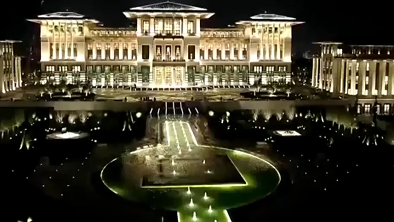 Cel mai scump palat rezidenţial din lume: Cum arată locuinţa cu 1.000 de camere a lui Recep Tayyip Erdogan, de 4 ori mai mare decât Palatul Versailles - VIDEO