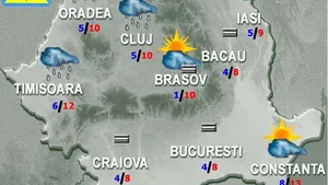PROGNOZA METEO: Temperaturile se menţin în continuare ridicate pentru această perioadă. Cum va fi vremea joi şi vineri