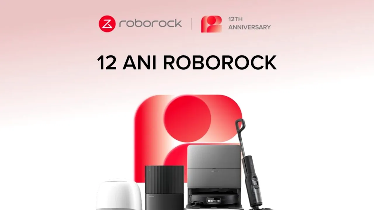 Roborock continuă să sărbătorească cea de-a 12-a aniversare prin noi campanii promoționale la eMAG și Altex