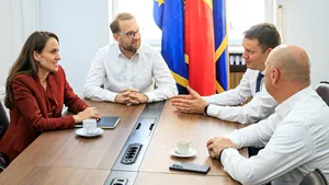 Siegfried Mureșan și Ilie Bolojan, întâlnire cu Dominic Friz înainte de discuția de la Cotroceni