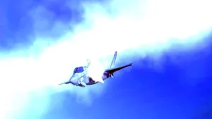 IMAGINI trucate cu un bombardier şi un portavion ale SUA în flăcări, date publicităţii de Coreea de Nord 