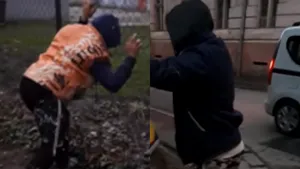 Fenomenul Zombie loveşte din nou. Doi tineri agăţaţi de un gard din Arad nu pot ieşi din transă- VIDEO