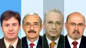 Traian Constantin, Ion Toma, Puiu Haşotti şi Marko Bela, liderii grupurilor parlamentare din Senat