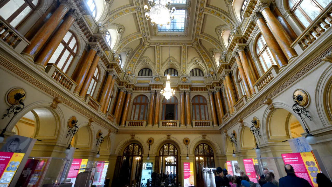 De ziua ei, BNR își deschide porțile pentru public / Tururi gratuite într-una dintre cele mai frumoase clădiri din București