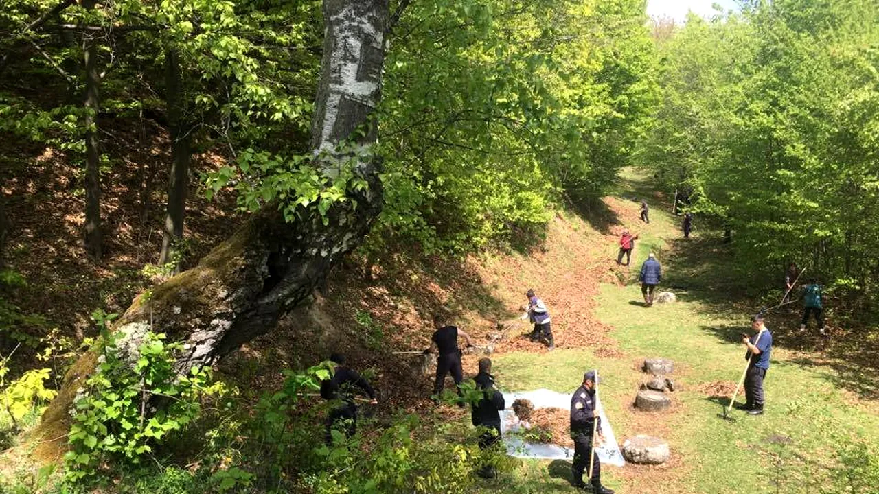 Cetăţile dacice Sarmisegetusa Regia şi Costeşti-Cetăţuie au fost ecologizate de peste 100 de voluntari