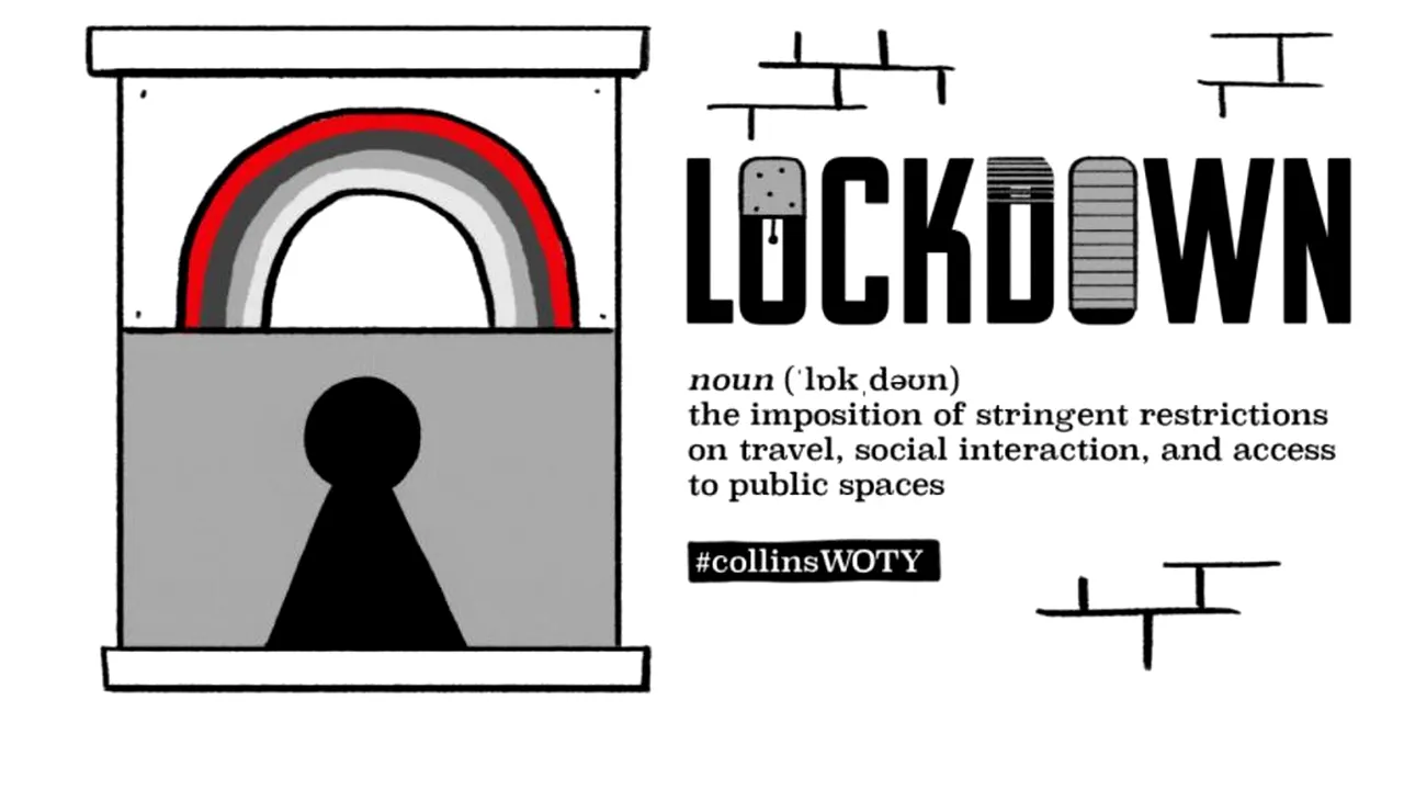 „Lockdown” este cuvântul anului 2020, potrivit Dicţionarului Collins