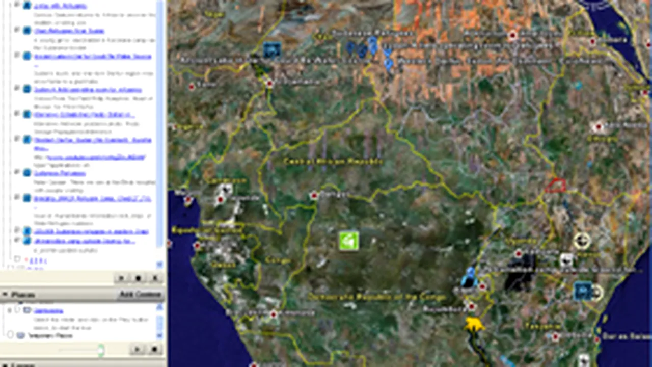 Refugiaţii din zonele de conflict pot fi localizaţi cu ajutorul serviciului Google Earth