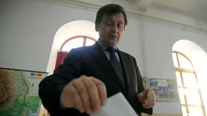 Romanian Liberal Leader Says Voted To Rid Romania Of Nightmare