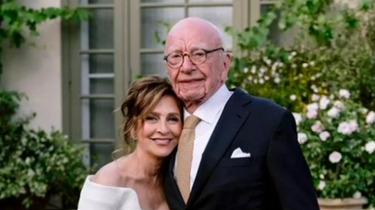 Rupert Murdoch a spus pentru a 5-a oară Da: a făcut nuntă cu fosta soacră a lui Abramovici, cu 25 de ani mai tânără