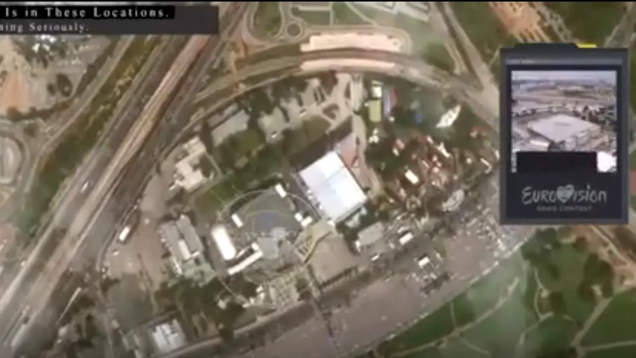 Transmisia online a semifinalei Eurovision, ATACATĂ/ Hackerii au difuzat imagini din satelit cu explozii plasate în Tel Aviv | VIDEO