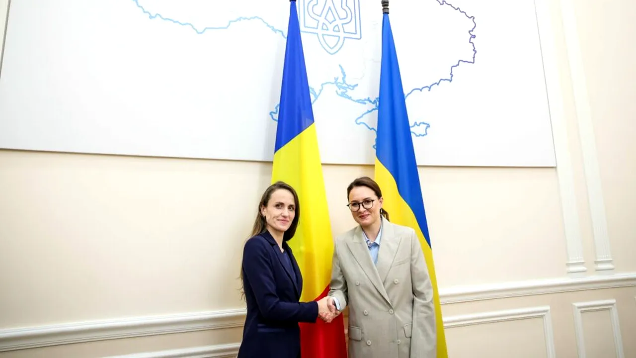 Oana Țoiu a discutat la Kiev cu premierul Ucrainei despre cooperare economică și în domeniul apărării