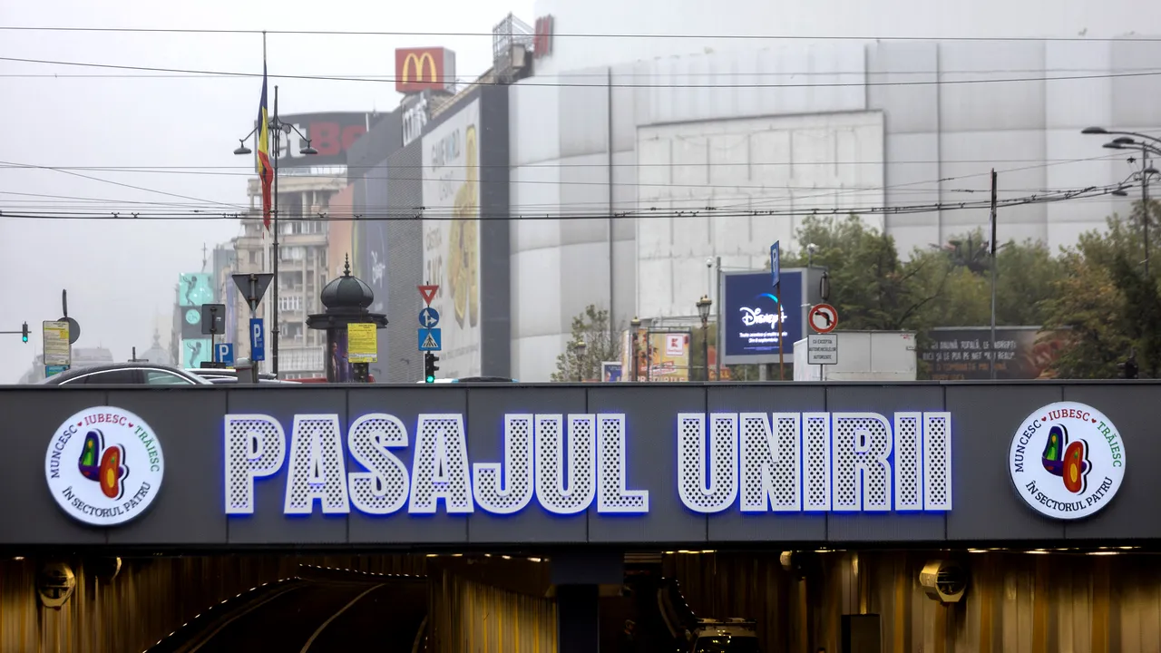 Circulaţia va fi restricţionată în Pasajul Unirii în nopţile de 27/28 şi 28/29 februarie