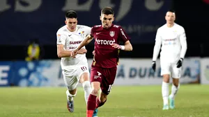 CFR Cluj câştigă cu noroc confruntarea cu Rapid. Bucureştenii se află în afara zonei de play-off 