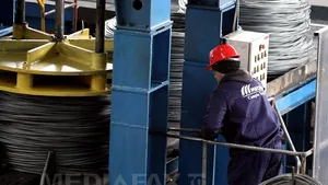 Protest violent la Mechel Câmpia Turzii: Peste o sută de angajaţi disponibilizaţi îşi cer salariile în faţa combinatului. Oamenii au spart un geam al clădirii de birouri
