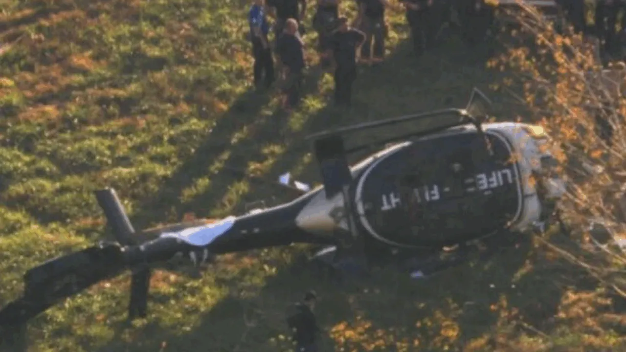 Un elicopter medical s-a prăbușit în SUA. Un membru al echipajului a murit, doi au fost răniți grav