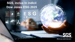Grupul SGS, inclus pentru al 13-lea an consecutiv în indicii Dow Jones Best-in-Class
