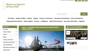 Agenţia de presă MEDIAFAX lansează Monitorul Apărării şi Securităţii