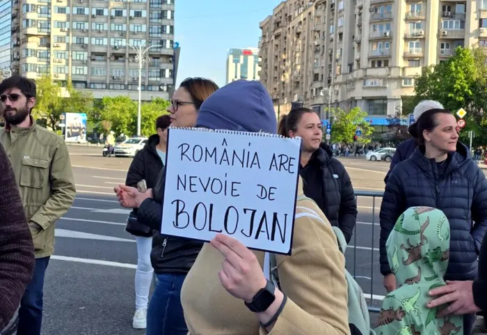 FOTO&VIDEO Manifestație de susținere a premierului Ilie Bolojan în București