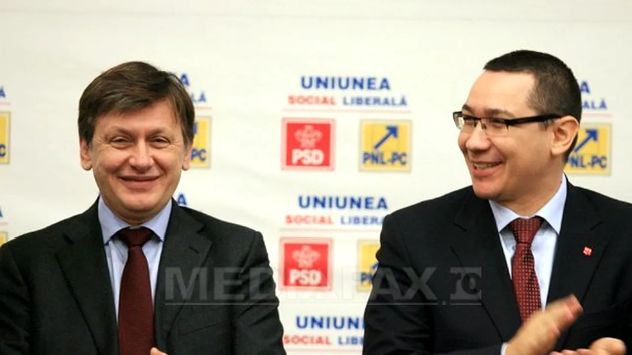 Variante USL: Asumarea răspunderii pe uninominal şi referendum şi începerea suspendării lui Băsescu