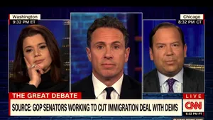 În direct la CNN: Ea îşi face unghiile, ei se ceartă din cauza zidului de la graniţa cu Mexico | VIDEO