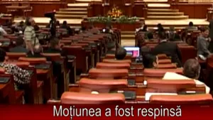 Moţiunea a fost respinsă. Guvernul va aplica măsurile de austeritate