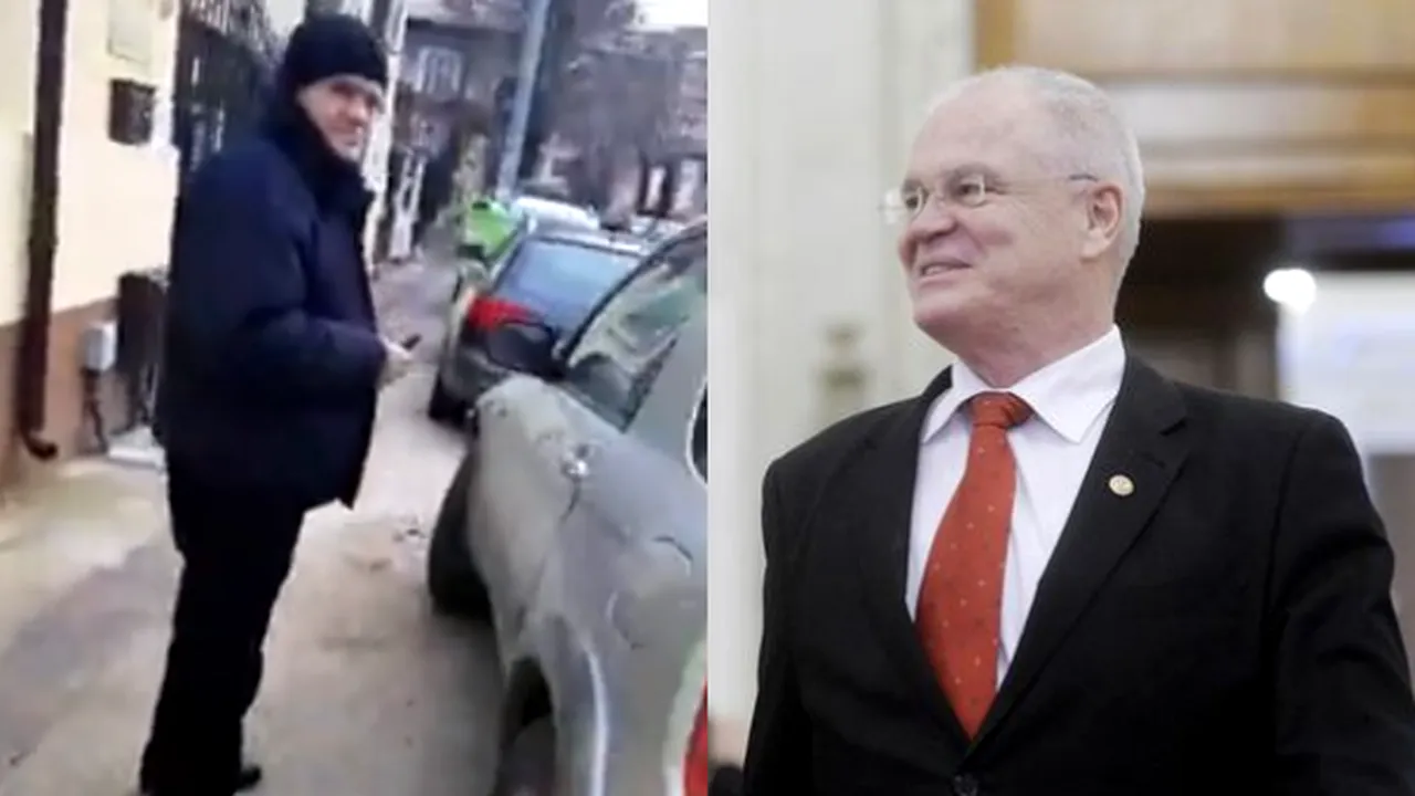 VIDEO - Eugen Nicolicea, apostrofat şi urmărit în trafic de protestatarul #rezist Marian Ceauşescu | VIDEO