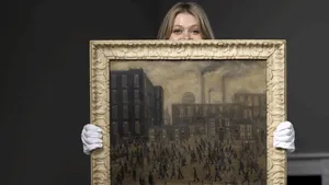 Tablou de Lowry cumpărat cu 10 lire în 1926, vândut la licitație cu peste 800.000 de lire