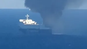 Incendiu la bordul unui feribot în apropiere de Mykonos. 29 de persoane se aflau pe vas