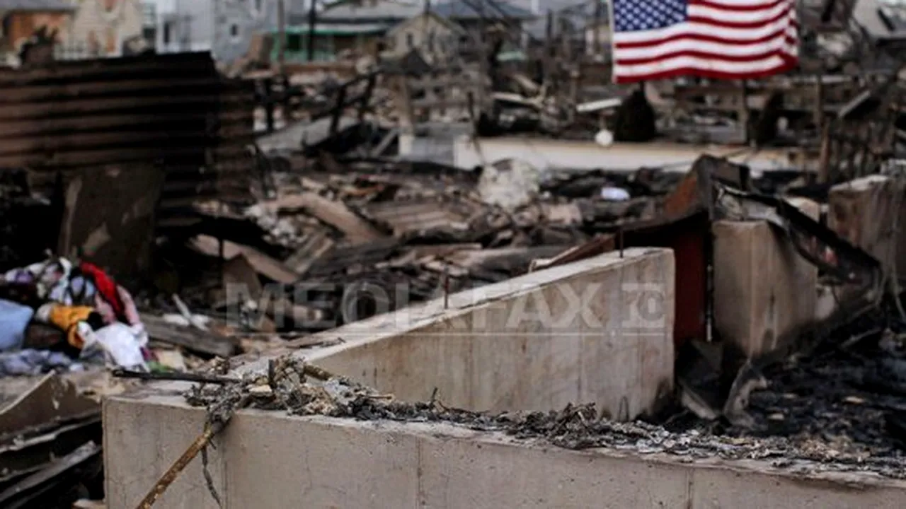 Ciclonul Sandy a provocat pagube la Memorialul 11 septembrie de la New York