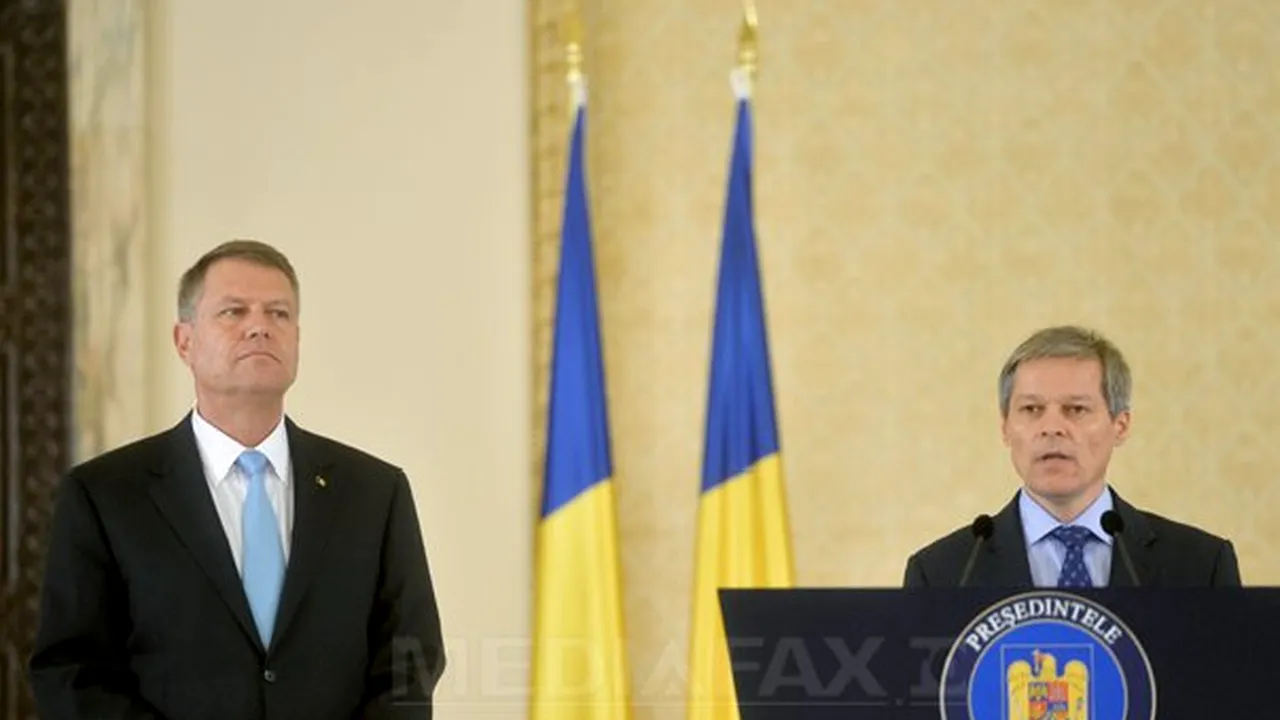 Iohannis l-a delegat pe Cioloş să participe la Consiliul European