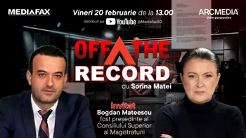 VIDEO OFF The Record. Judecător Bogdan Mateescu: Jalonul PNRR privind pensiile magistraților putea fi reglat în 5 minute / Mateescu, despre referendumul lui Nicușor Dan pe Justiție: Este o eroare