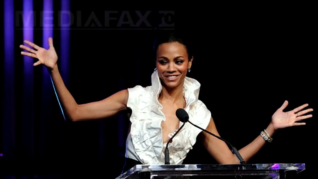 Zoe Saldana, cel mai bine îmbrăcată femeie din lume. Vezi cine mai e pe listă - GALERIE FOTO