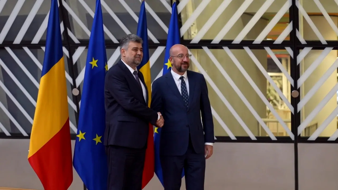 Zi decisivă pentru România. Premierul se află la Bruxelles pentru a renegocia PNRR cu liderii europeni / Ciolacu a fost primit de preşedintele Consiliului European, Charles Michel