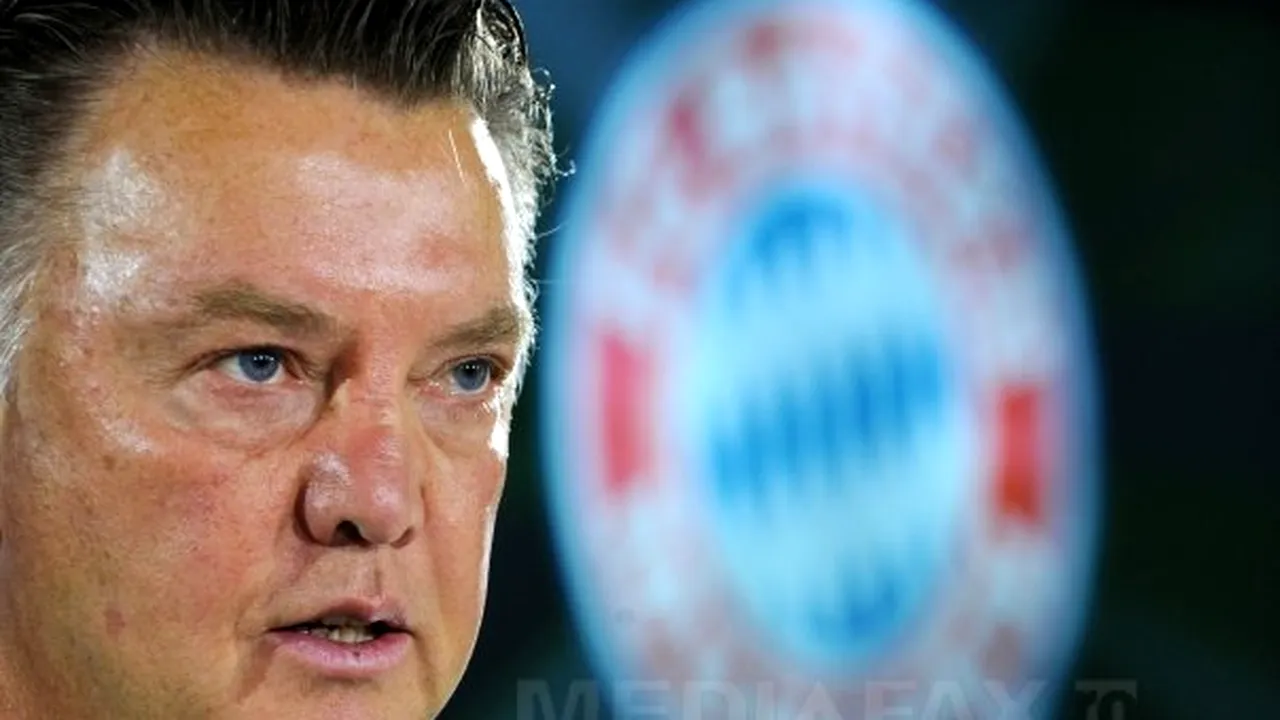 Van Gaal: Clujul are mulţi jucători tehnici, dar nu evoluează precum o echipă adevărată