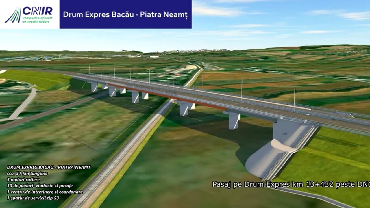 O asociere de firme românești și bulgare va construi drumul de mare viteză Bacău-Piatra Neamț
