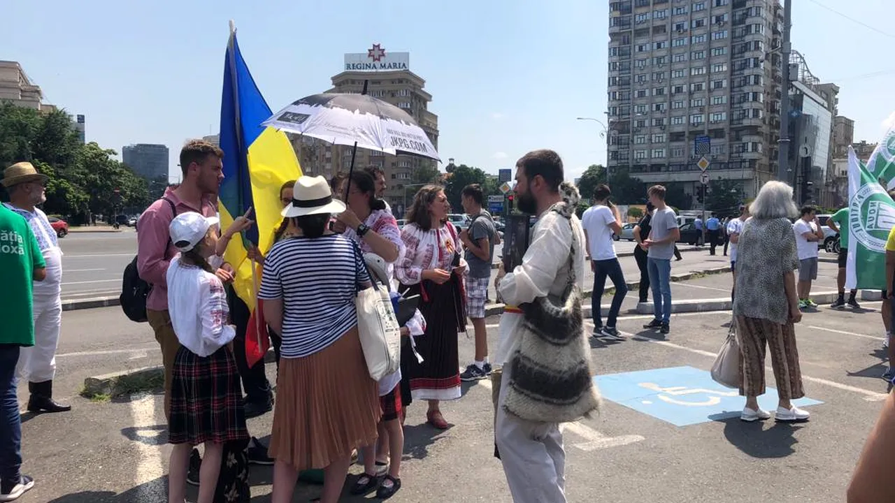 Sute de oameni au participat la Marşul Normalităţii din Bucureşti. Ce au strigat oamenii în stradă