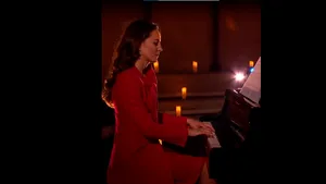 VIDEO Ducesa de Cambridge surprinde publicul cu o interpretare la pian