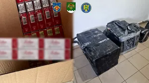 Rețea de contrabandă cu țigări, destructurată în Republica Moldova cu sprijinul Poliției de Frontieră Române