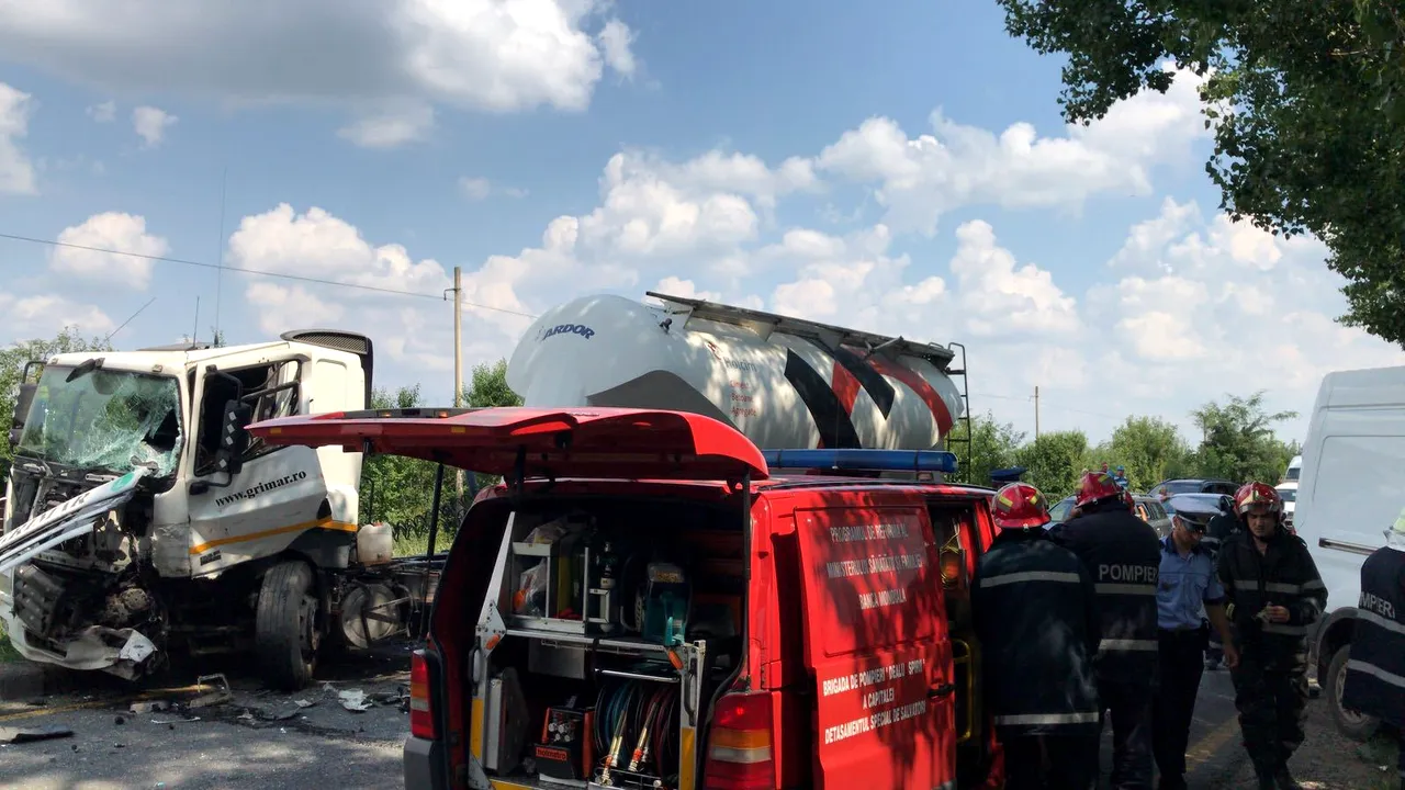 Circulaţie blocată pe şoseaua de centură din Bucureşti, din cauza unui accident rutier 