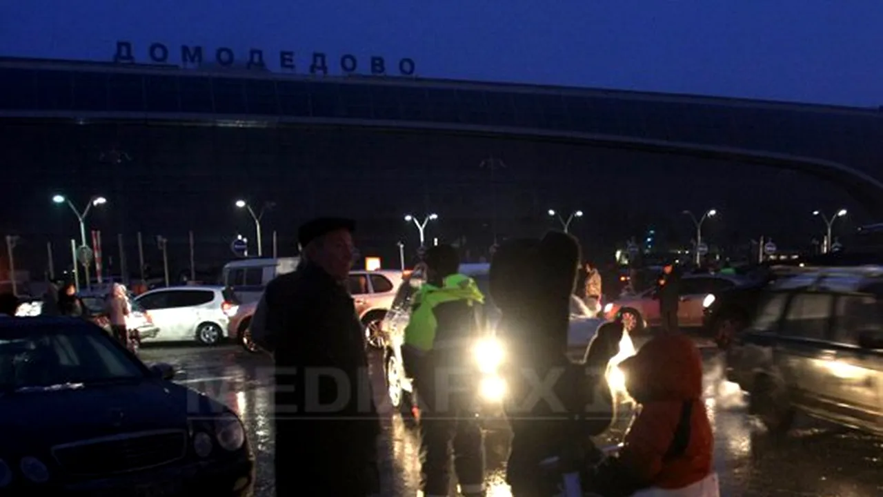 Vezi video cu momentul exploziei de pe aeroportul din Moscova