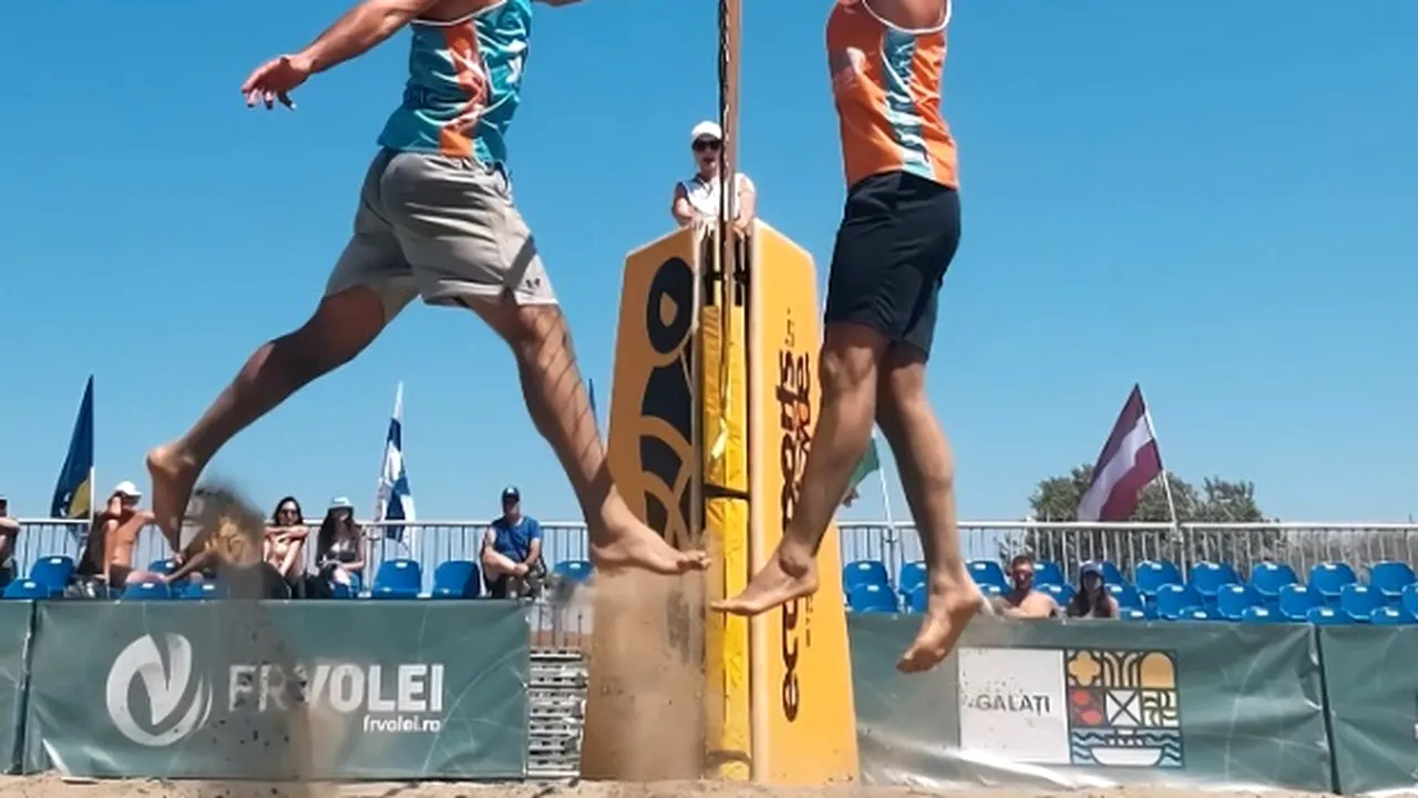 Turneu internațional de volei pe plajă organizat chiar în centrul orașului Galați