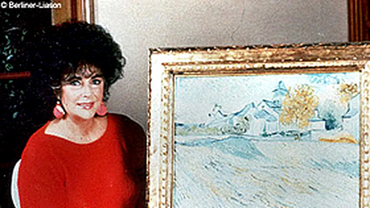 Liz Taylor poate păstra un tablou de Van Gogh, reclamat de moştenitorii unei evreice
