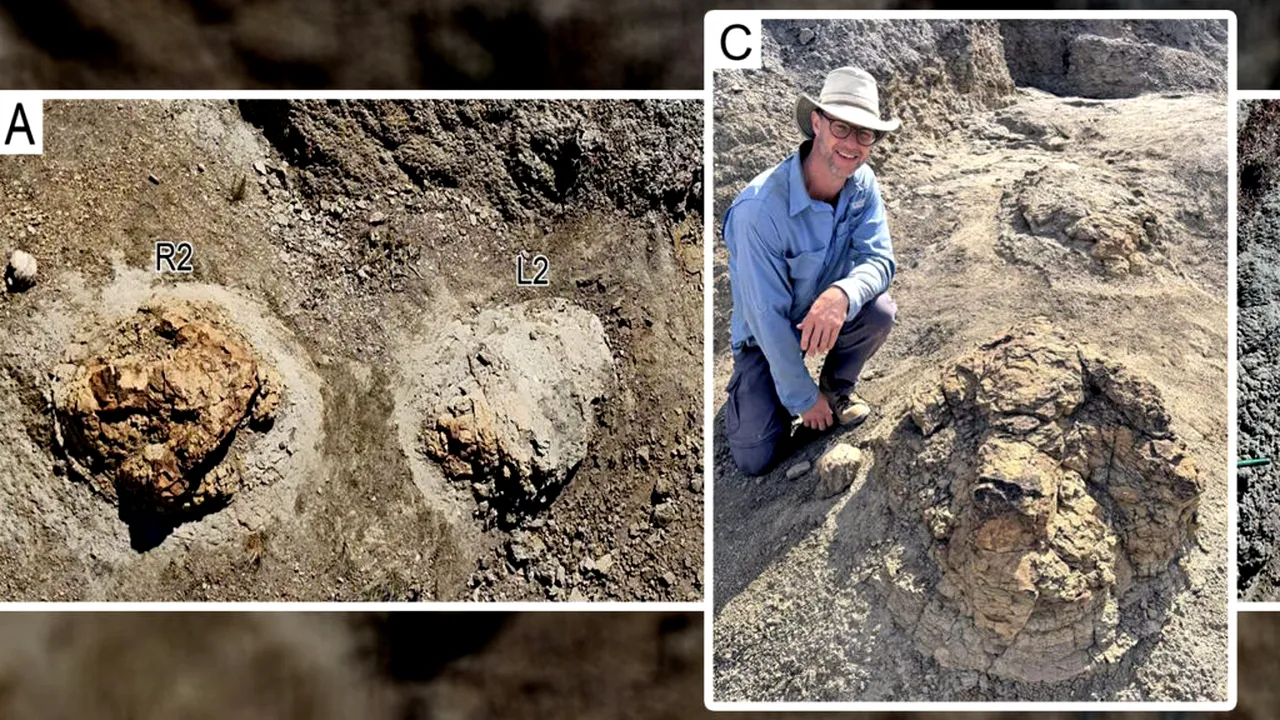 Primele urme de pași ale unui T-Rex adult, descoperite în Dakota de Nord. Ce au aflat cercetătorii