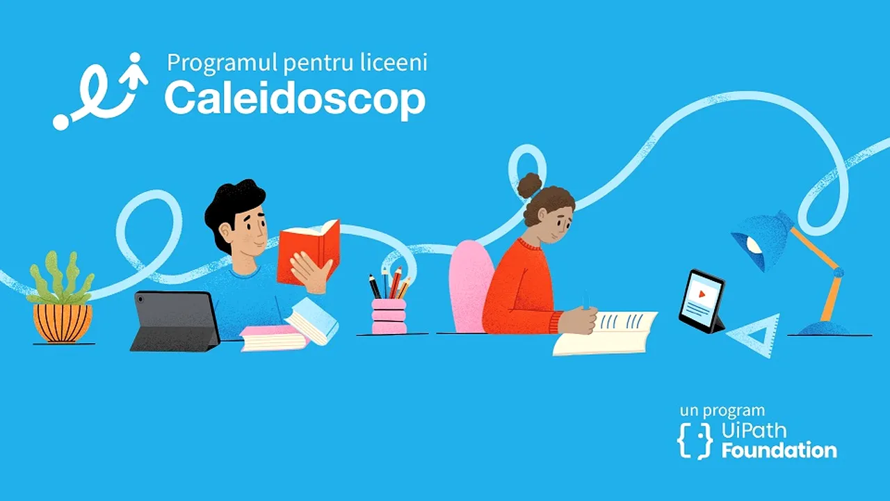 UiPath Foundation anunţă programul educaţional Caleidoscop