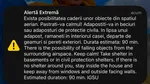Nou mesaj Ro-Alert în Tulcea. Cetățenii avertizați asupra posibilității căderii unor obiecte din spațiul aerian